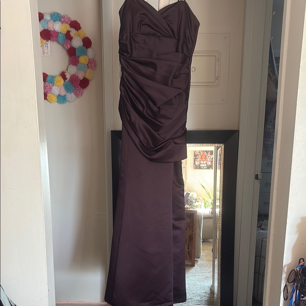 David's Bridal Elegant Maxi Dress